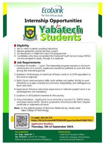 Yabatech news